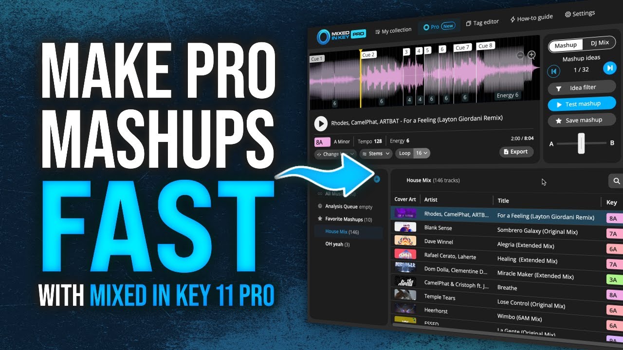 Make Pro Mashups Fast with Mixed in Key 11 Pro